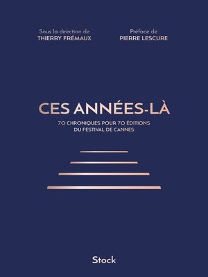 cover image of Ces années-là